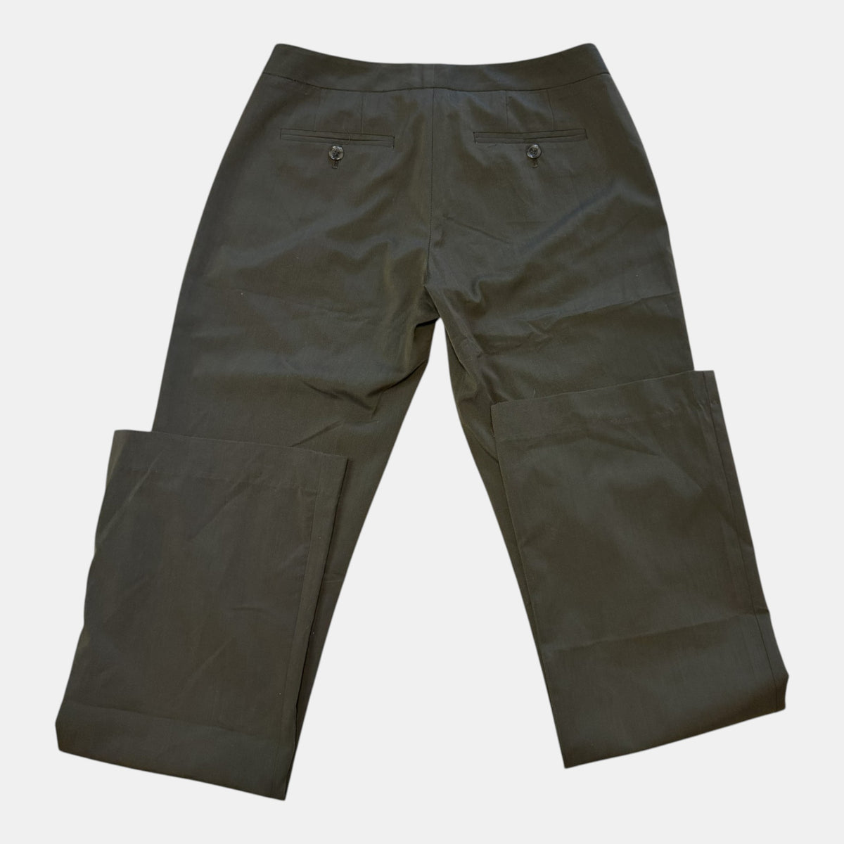 The Limited Drew Fit Khaki Flare Trousers