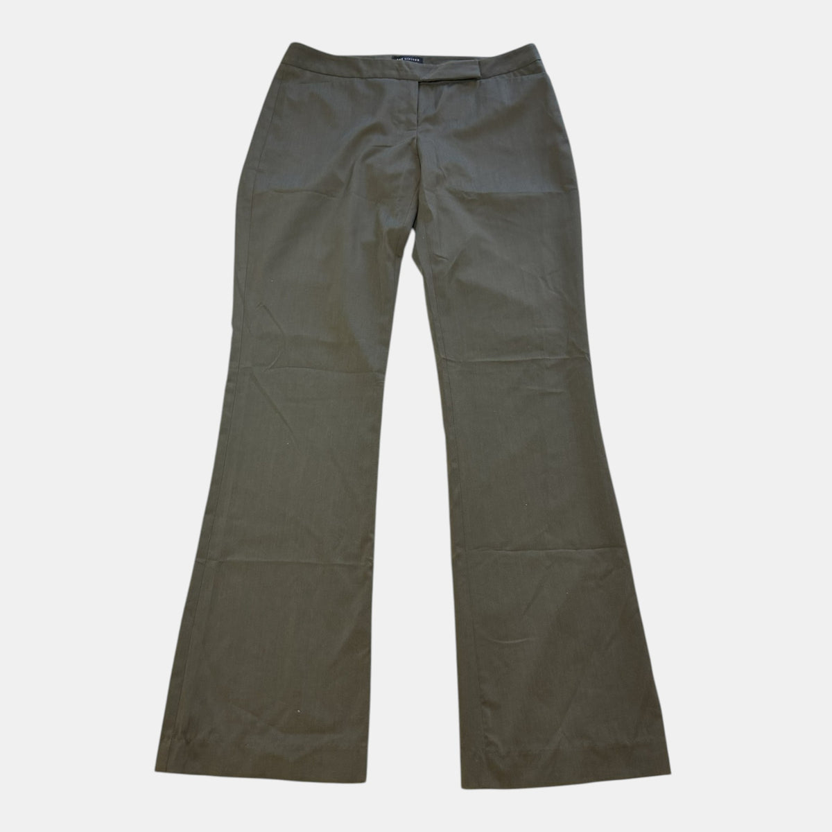 The Limited Drew Fit Khaki Flare Trousers