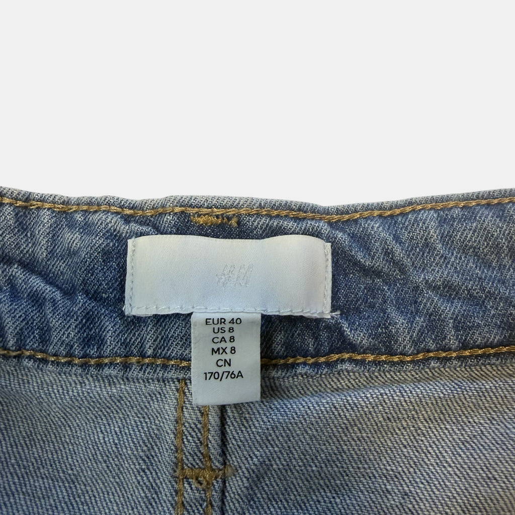 H&M High Waisted Denim Cutoff Shorts.