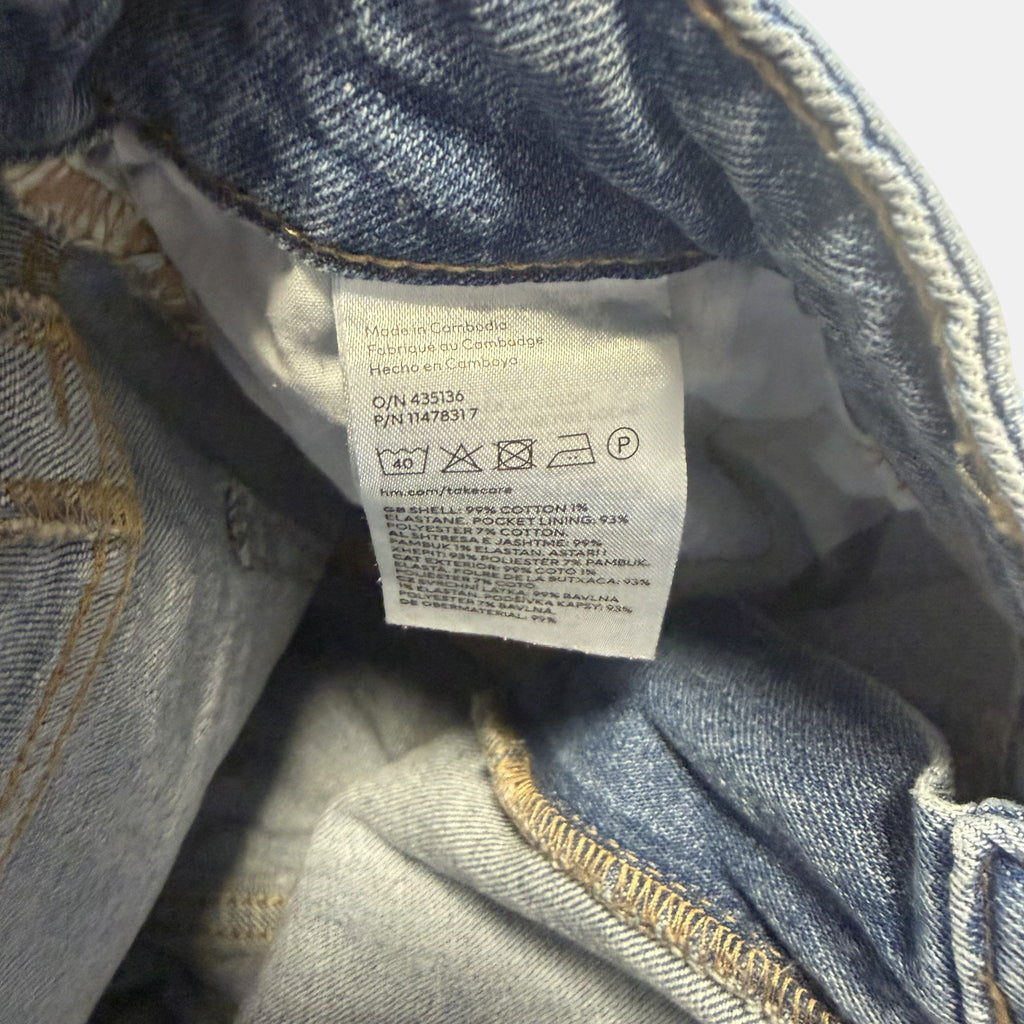 H&M High Waisted Denim Cutoff Shorts.