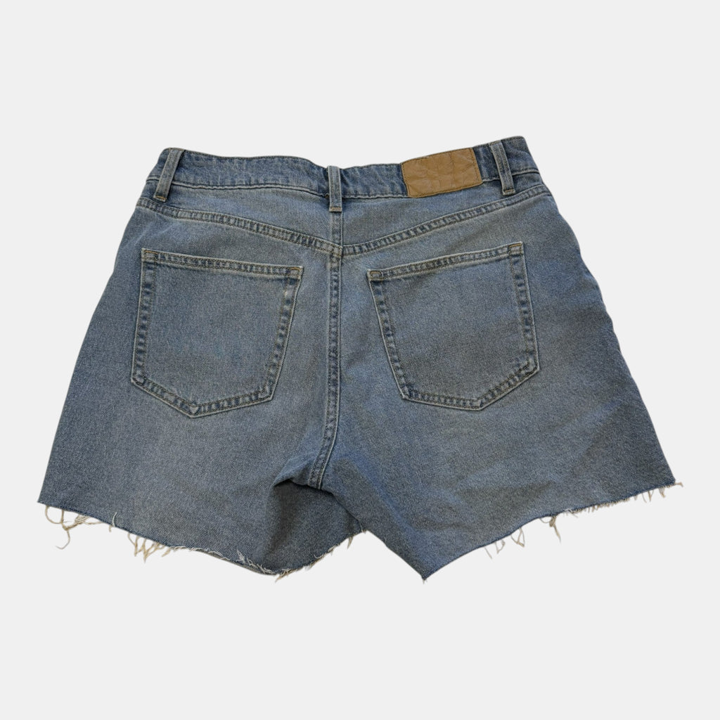 H&M High Waisted Denim Cutoff Shorts.