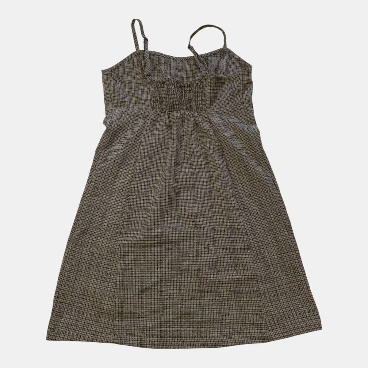 Plaid A-Line Camisole Dress.
