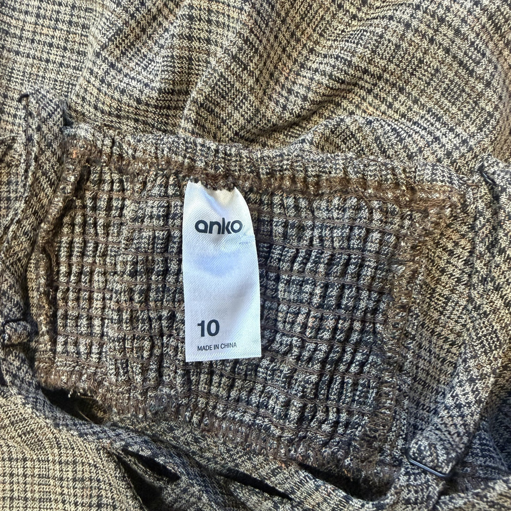 Plaid A-Line Camisole Dress.