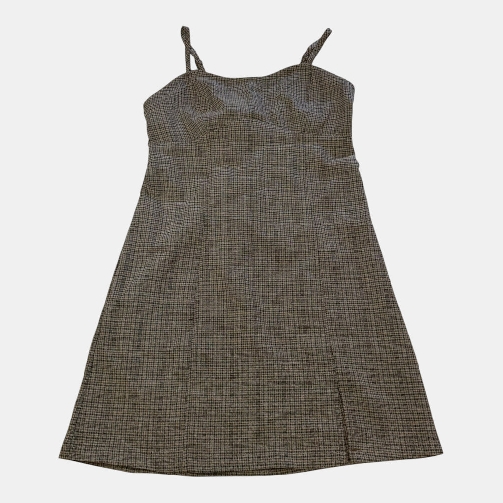 Plaid A-Line Camisole Dress.