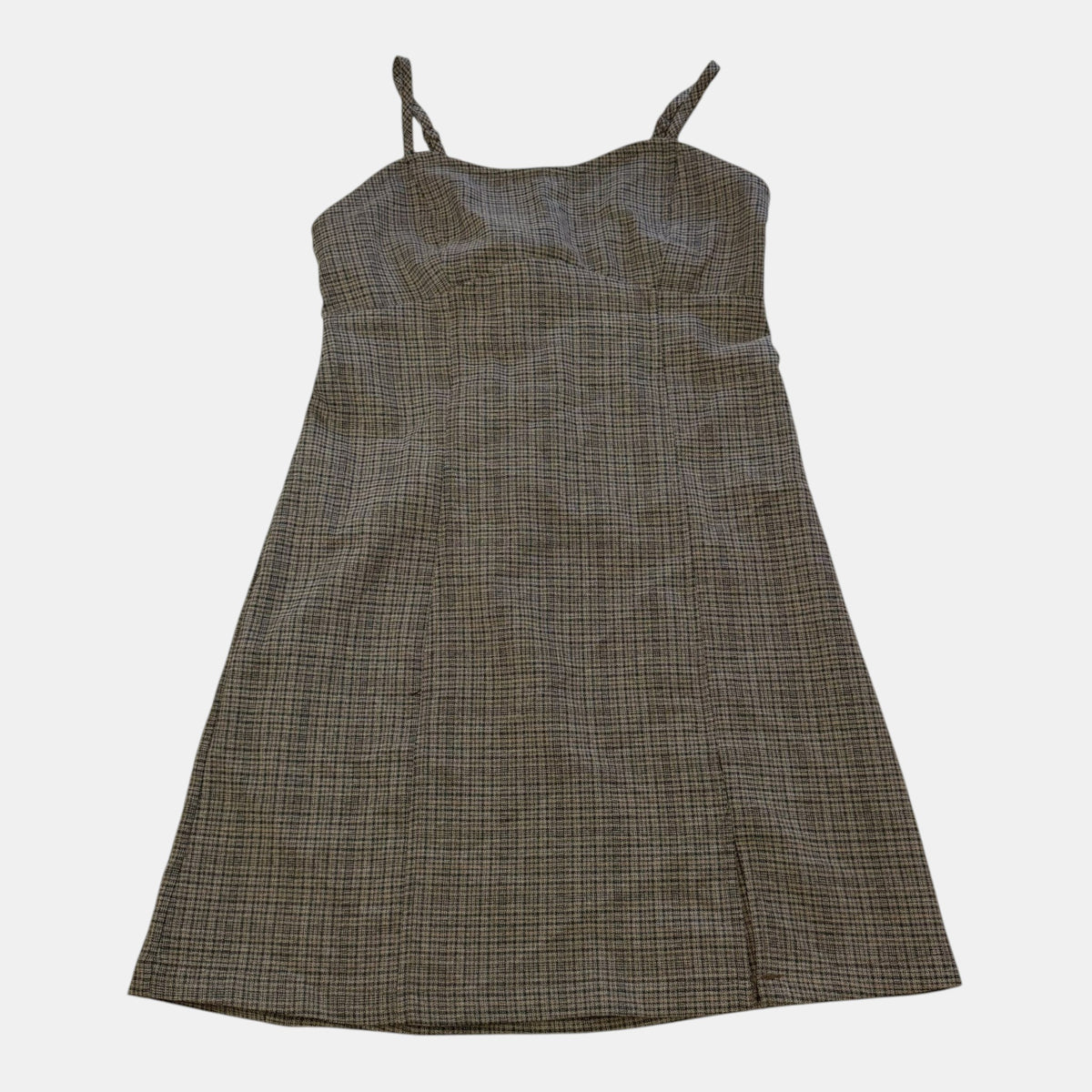 Plaid A-Line Camisole Dress.