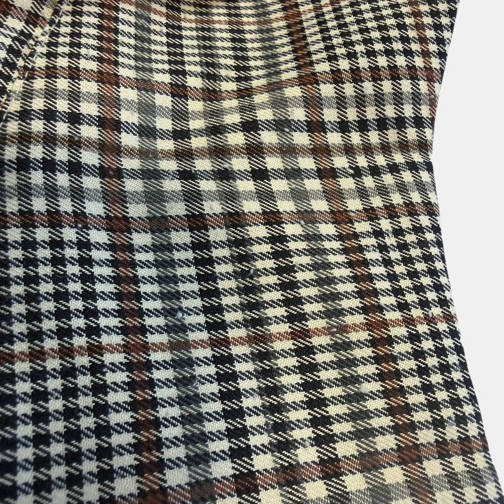 Ally Fashion Plaid Pleated Mini Skirt.