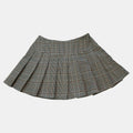 Ally Fashion Plaid Pleated Mini Skirt.