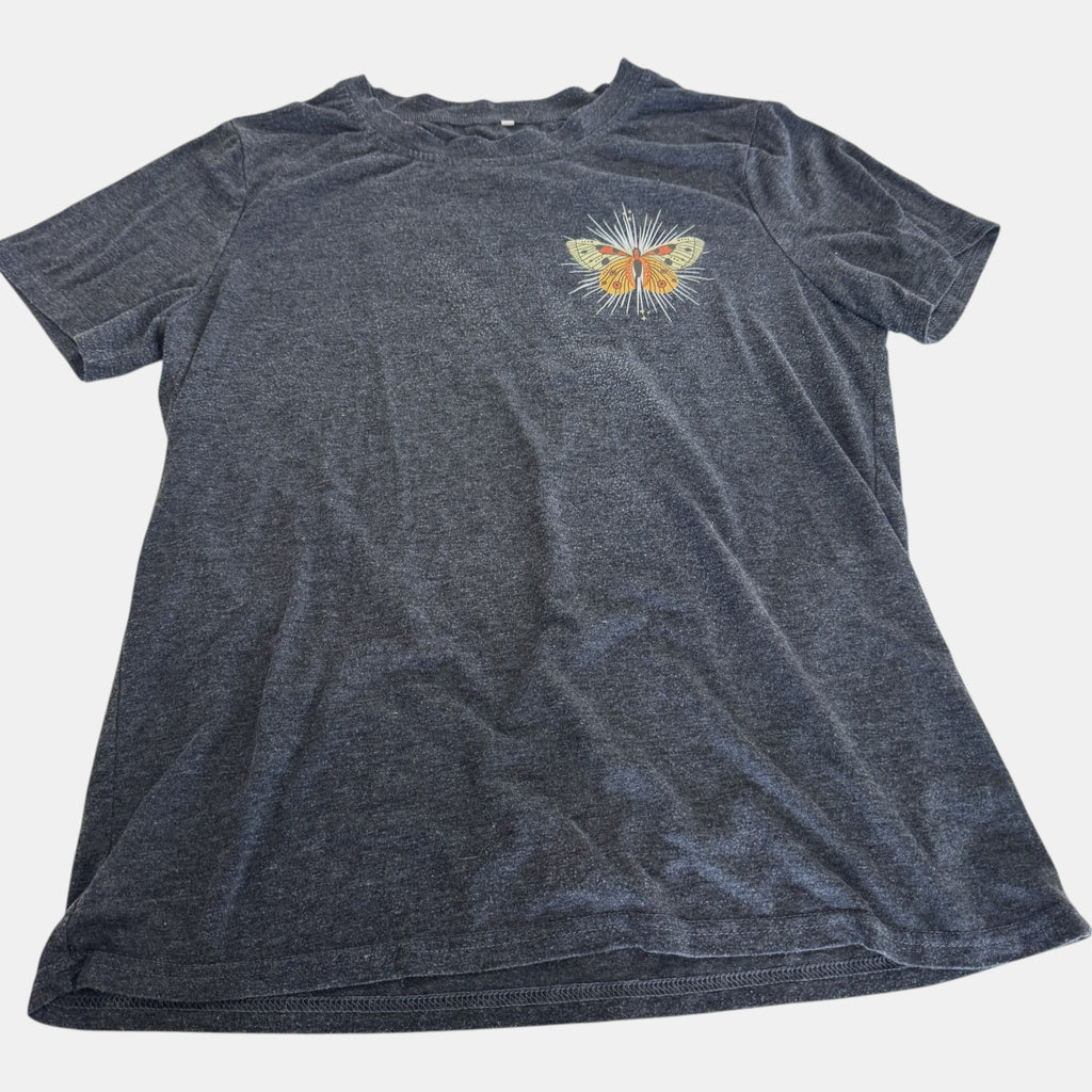 Vintage Celestial Moon Moth Graphic Tee.