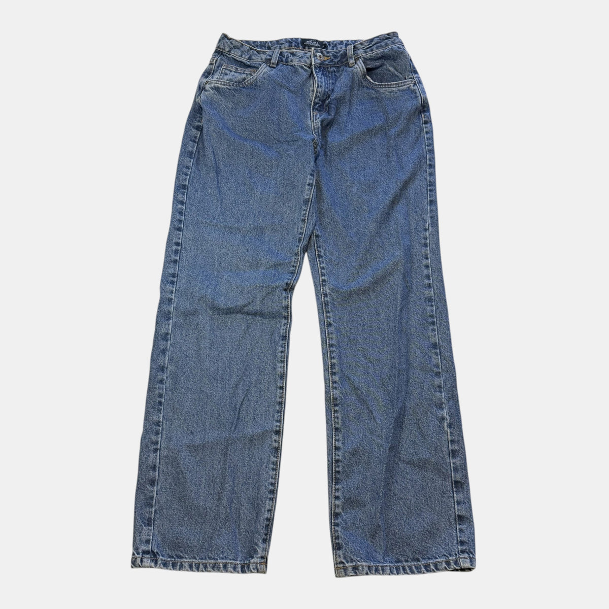 Factorie High Waisted Wide Leg Classic Blue Jeans.