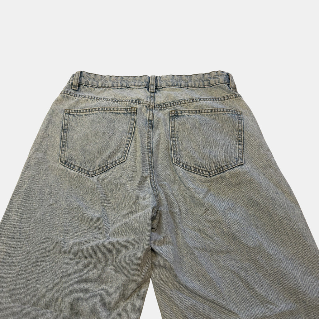 Breakers Light Wash High Waisted Wide Leg Jeans.