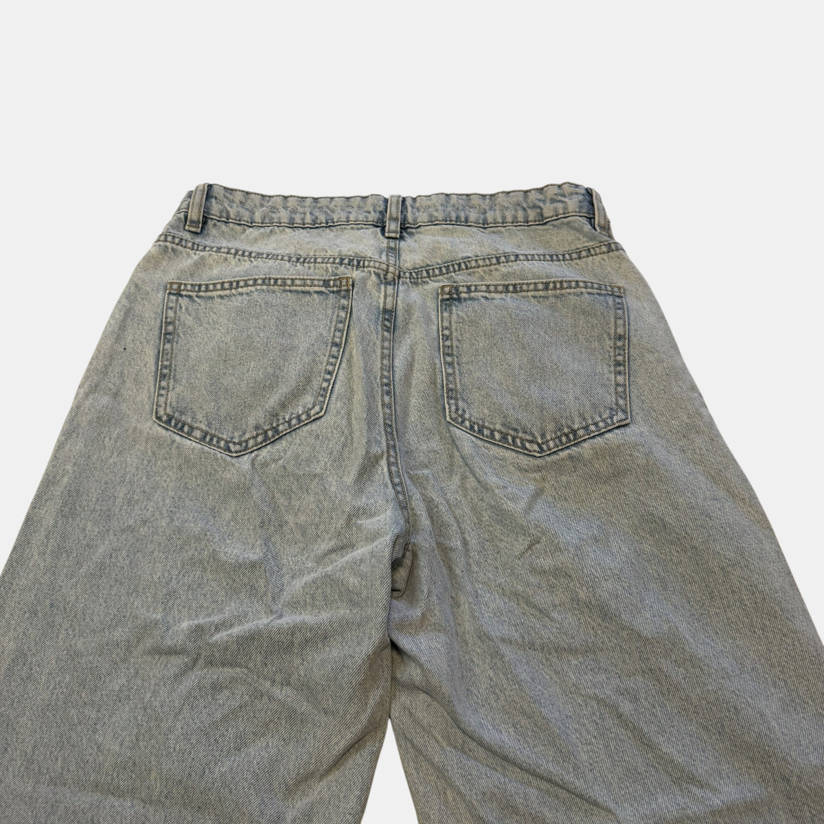 Breakers Light Wash High Waisted Wide Leg Jeans.