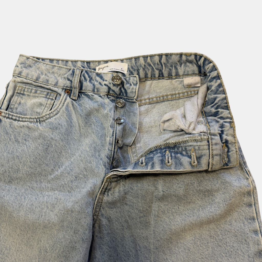 Acid Wash Denim Jeans.