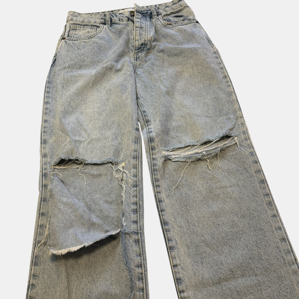 Acid Wash Denim Jeans.