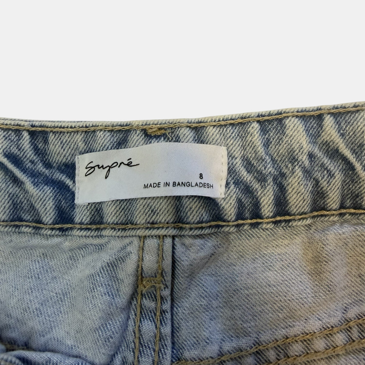 Acid Wash Denim Jeans.