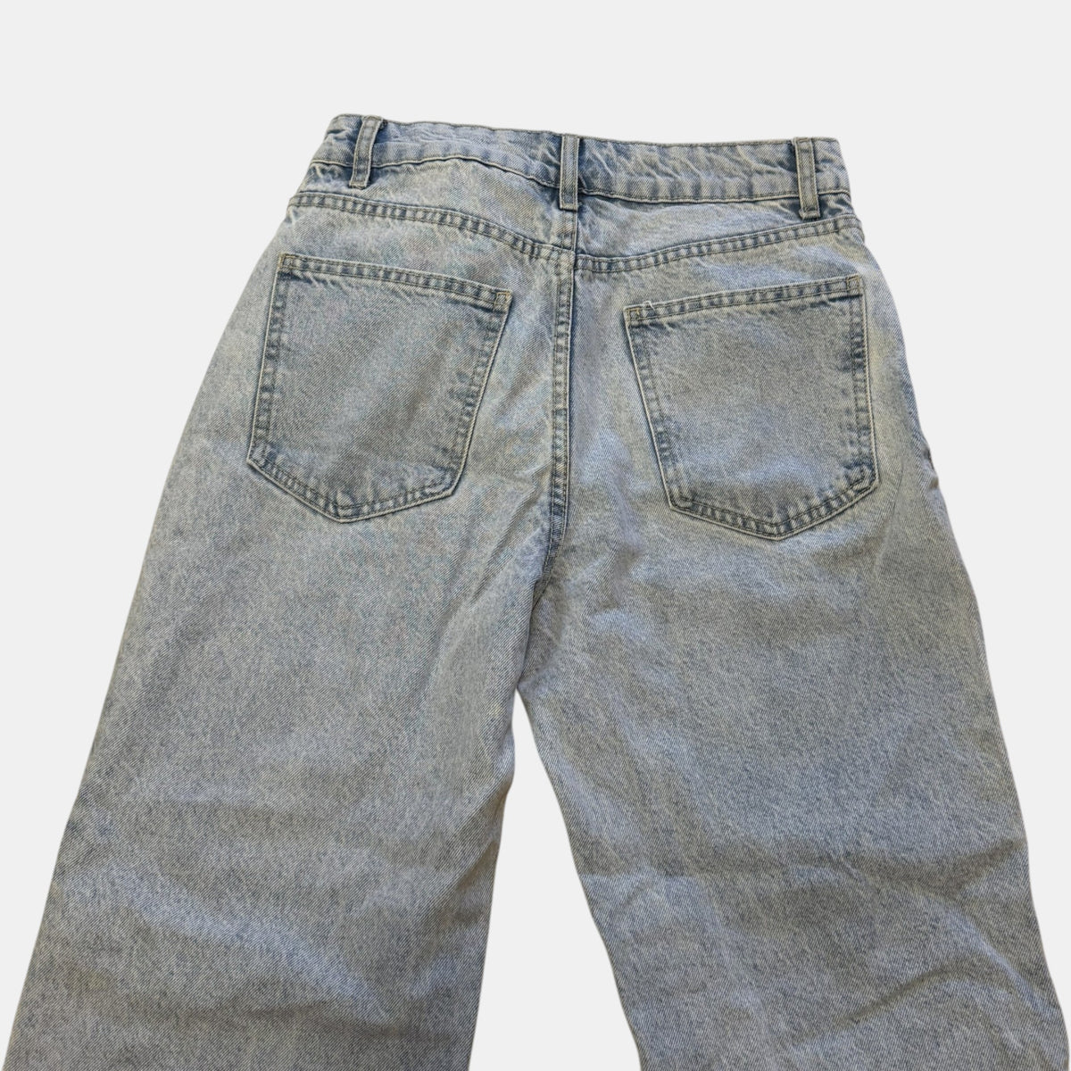 Acid Wash Denim Jeans.