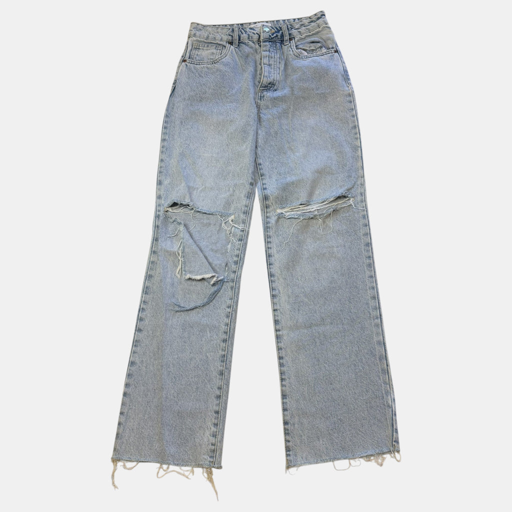 Acid Wash Denim Jeans.