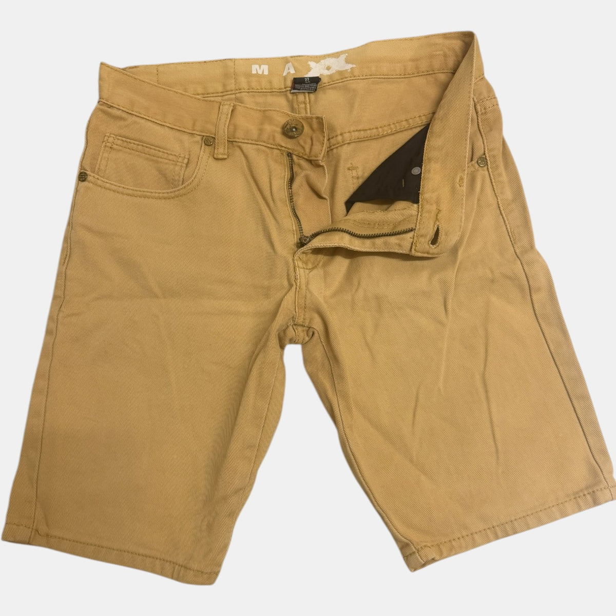 MAXX Mustard Yellow Denim Shorts