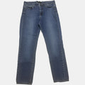 UNIQLO Mid-Blue Slim Straight Stretch Jeans