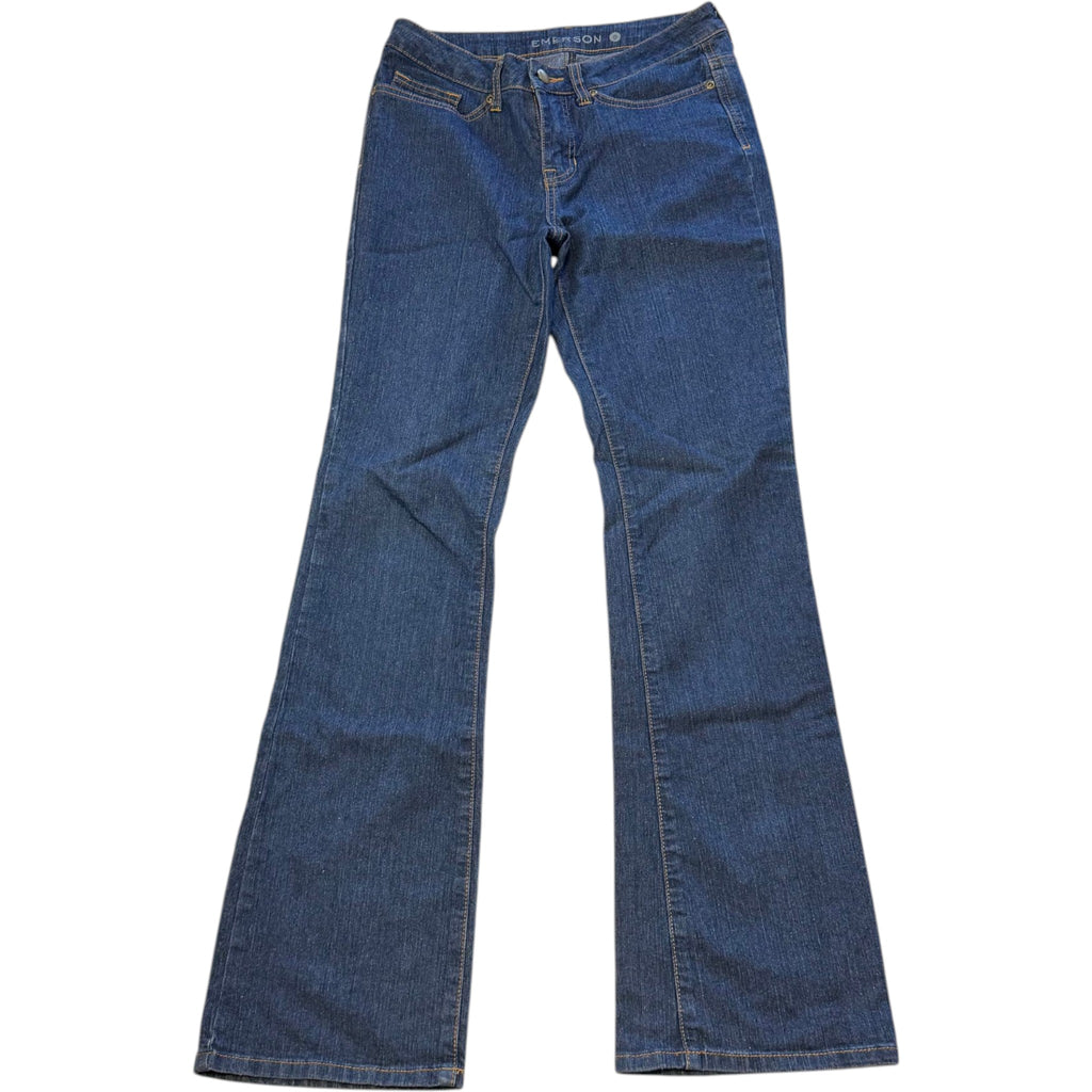 Emerson Dark Wash Mid Rise Bootcut Jeans