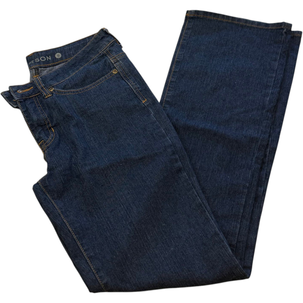 Emerson Dark Wash Mid Rise Bootcut Jeans