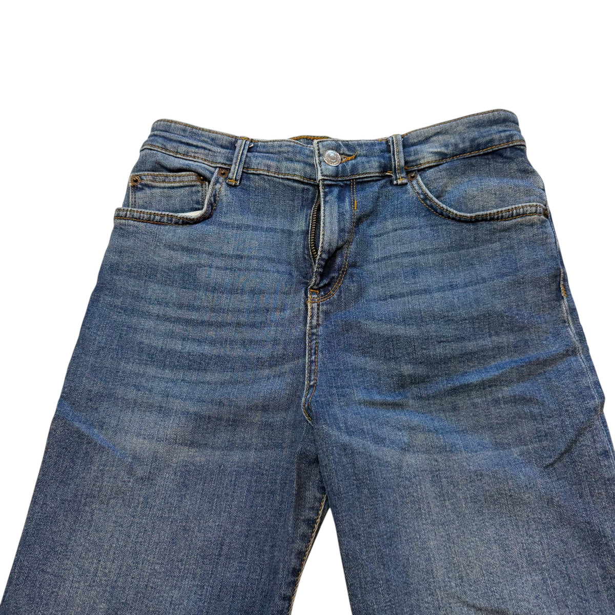 ZARA Woman Premium Denim Collection Wide Leg Jeans
