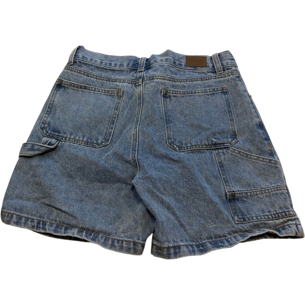 Ghanda Mid Wash Denim Carpenter Shorts