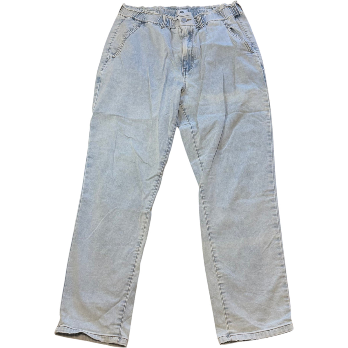 Just Jeans Light Wash Elastic Waist Jogger Jeans