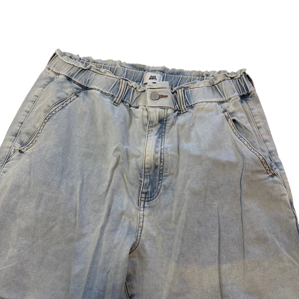 Just Jeans Light Wash Elastic Waist Jogger Jeans