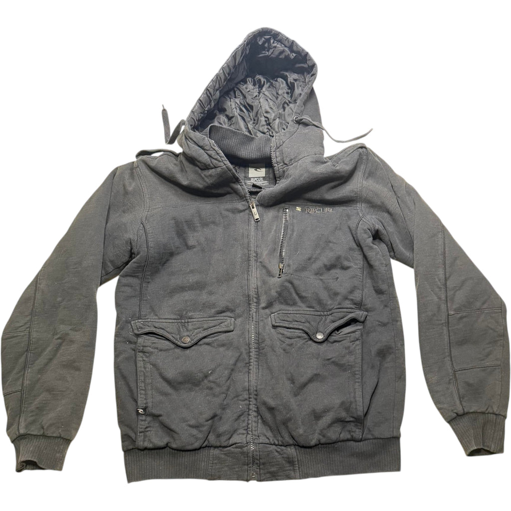 Rip Curl "All Out Flacket" Quilted Hooded Bomber Jacket