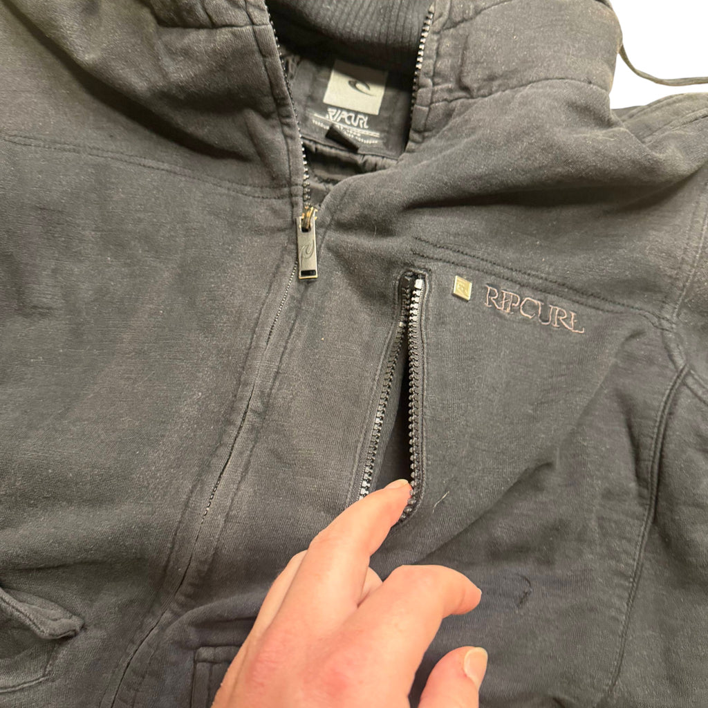 Rip Curl "All Out Flacket" Quilted Hooded Bomber Jacket