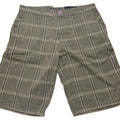 Rip Curl "Live The Search" Plaid Herringbone Walk Shorts