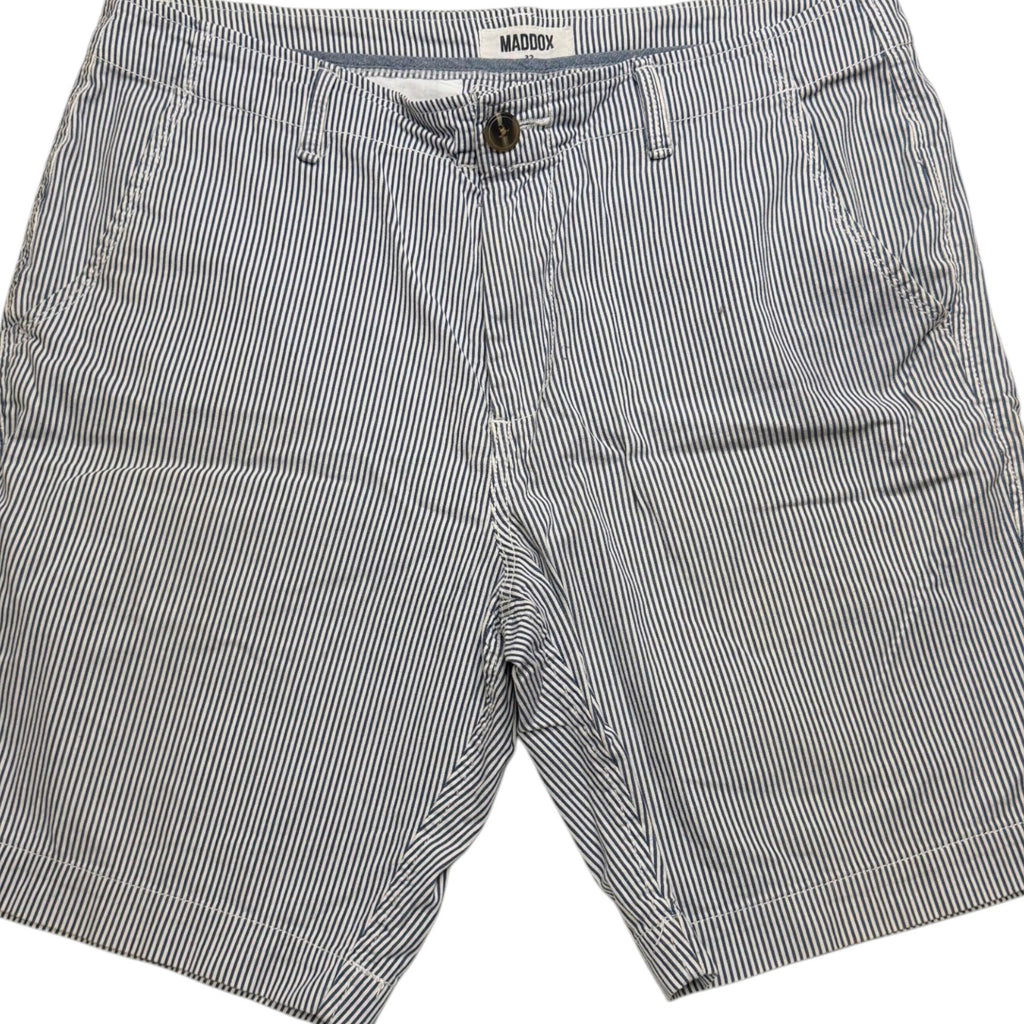 Maddox Classic Blue and White Striped Chino Shorts