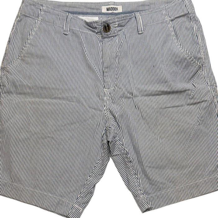 Maddox Classic Blue and White Striped Chino Shorts