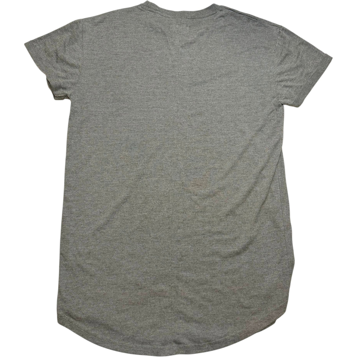 Lucid Apparel Heather Khaki Green Curved Hem Tee