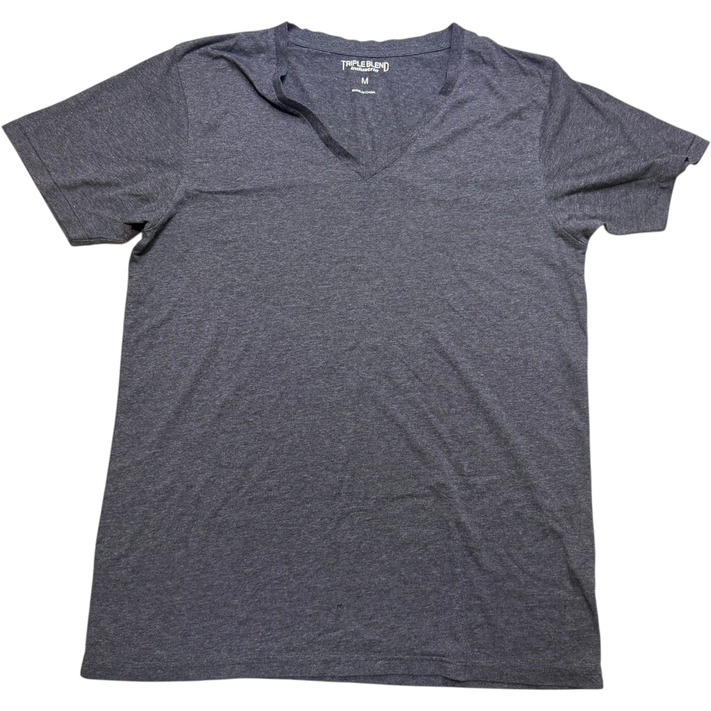 Industrie Triple Blend Heather Dark Grey V-Neck Tee