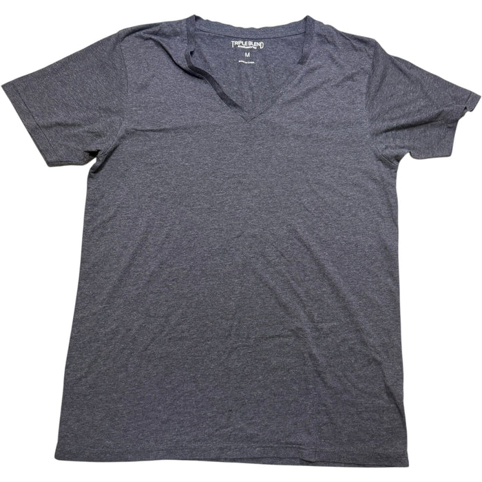Industrie Triple Blend Heather Dark Grey V-Neck Tee