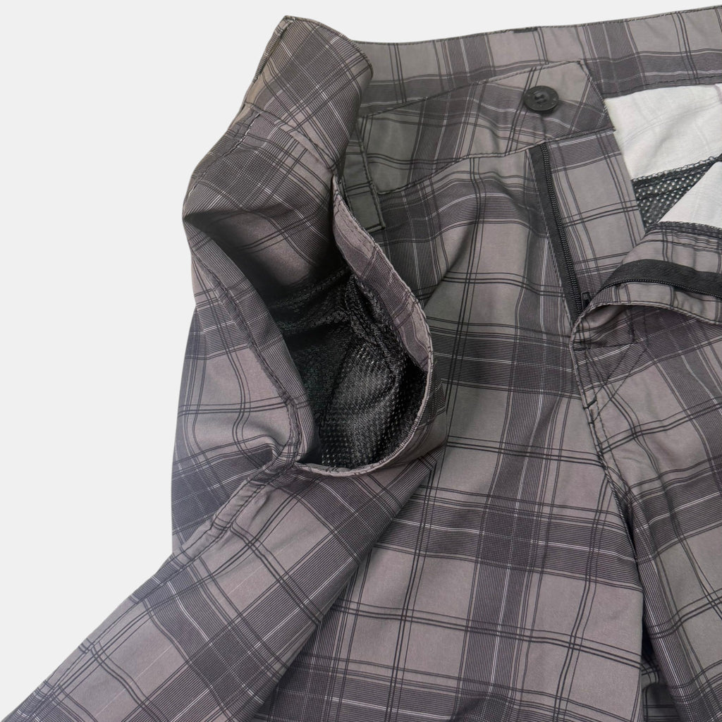 Carve Grey Plaid Hybrid Boardshorts Walkshorts