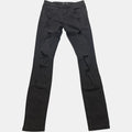 Jay Jays Ripped Super Skinny Distressed Denim Jeans Black