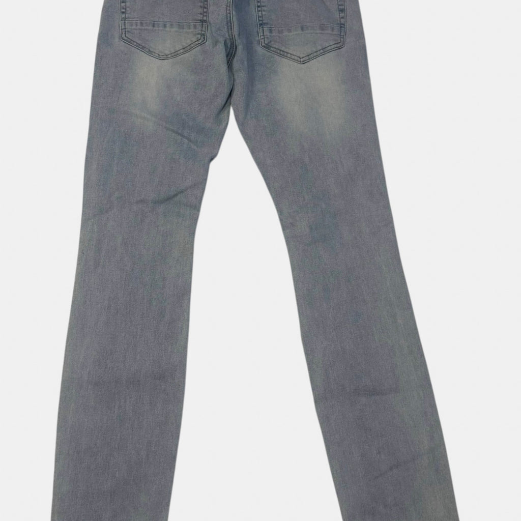 Jay Jays Ripped Super Skinny Distressed Denim Jeans Light Wash