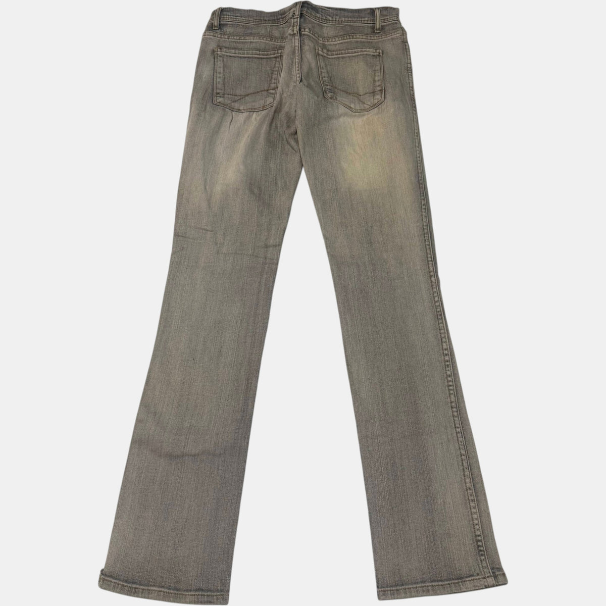 Effekt Skinny Sand Wash Distressed Denim Jeans Grey Mud Wash